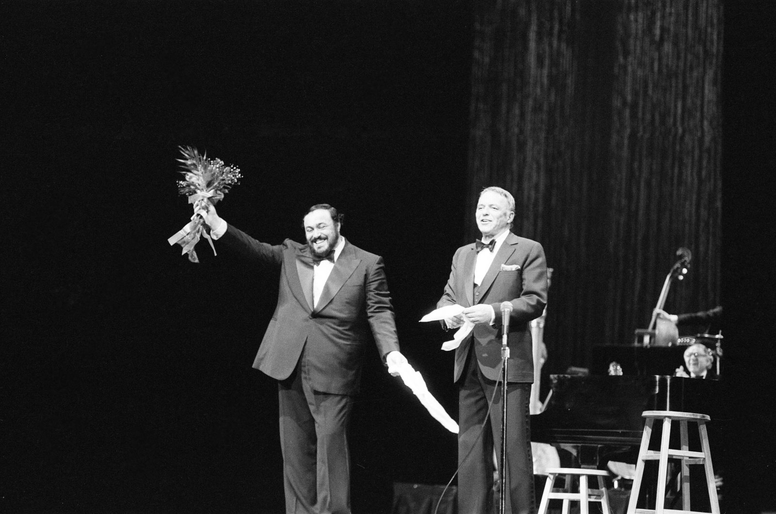 Frank Sinatra and Luciano Pavarotti