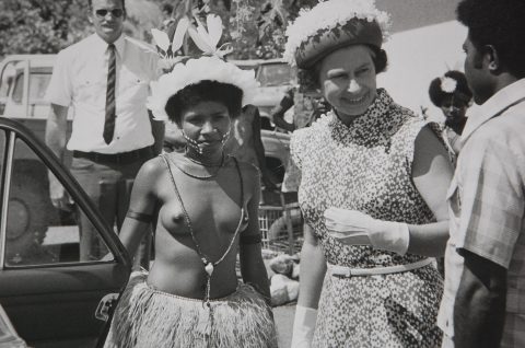 The Queen in Samoa