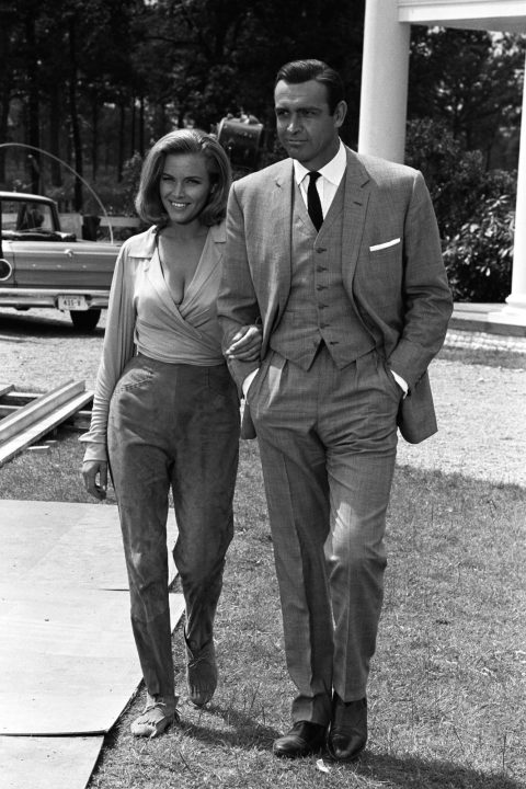 Sean Connery and Honor Blackman